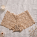 Coulotte de Encaje Beige Brasileño
