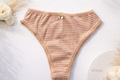 Braga de Algodón ECO Natural a Rayas Beige